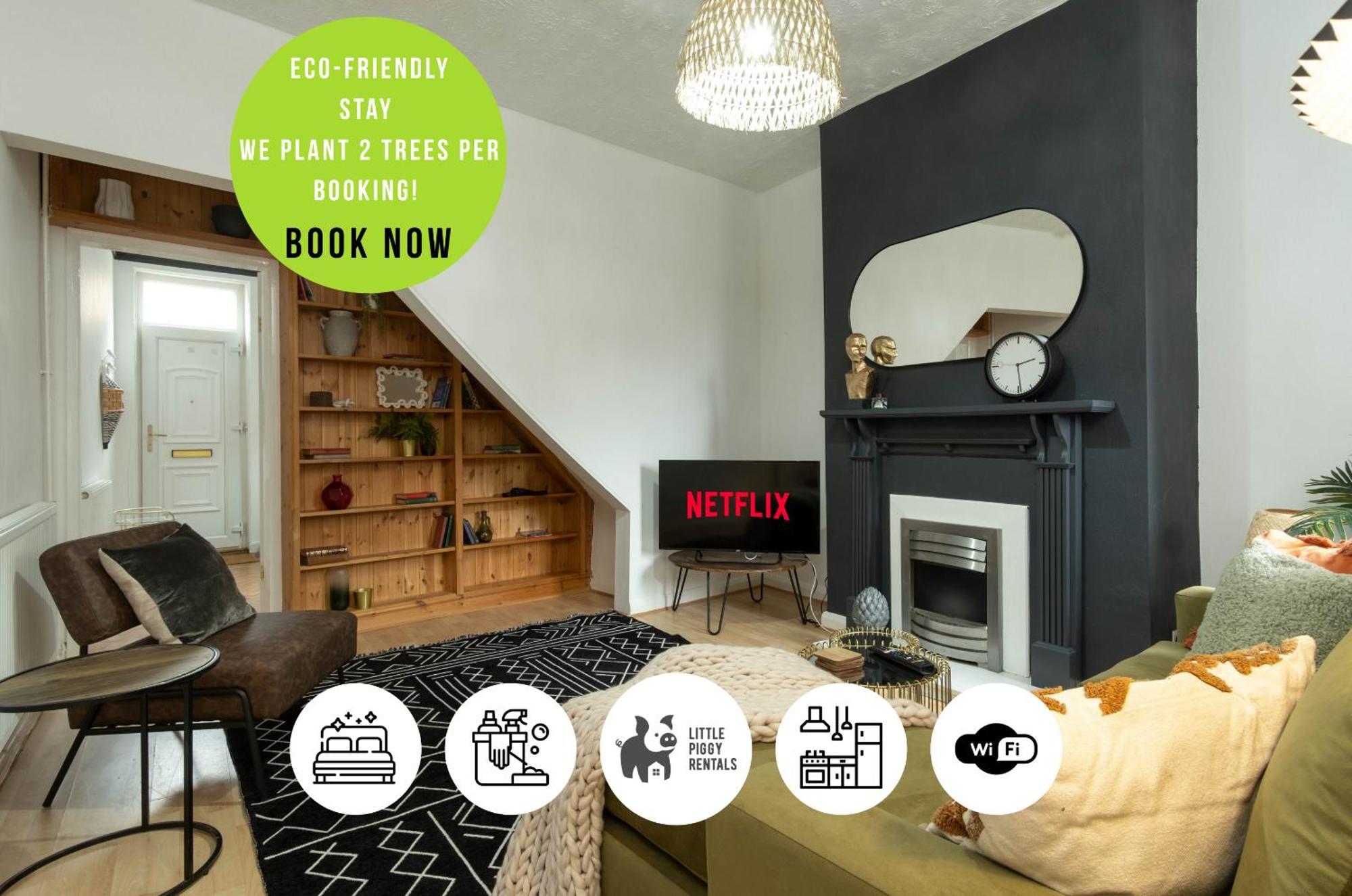 2 Bedroom Apartment By Littlepiggyrentals Short Lets & Serviced Accommodation Leicester With Wi-Fi, Free Parking & Outdoor Area 部屋 写真