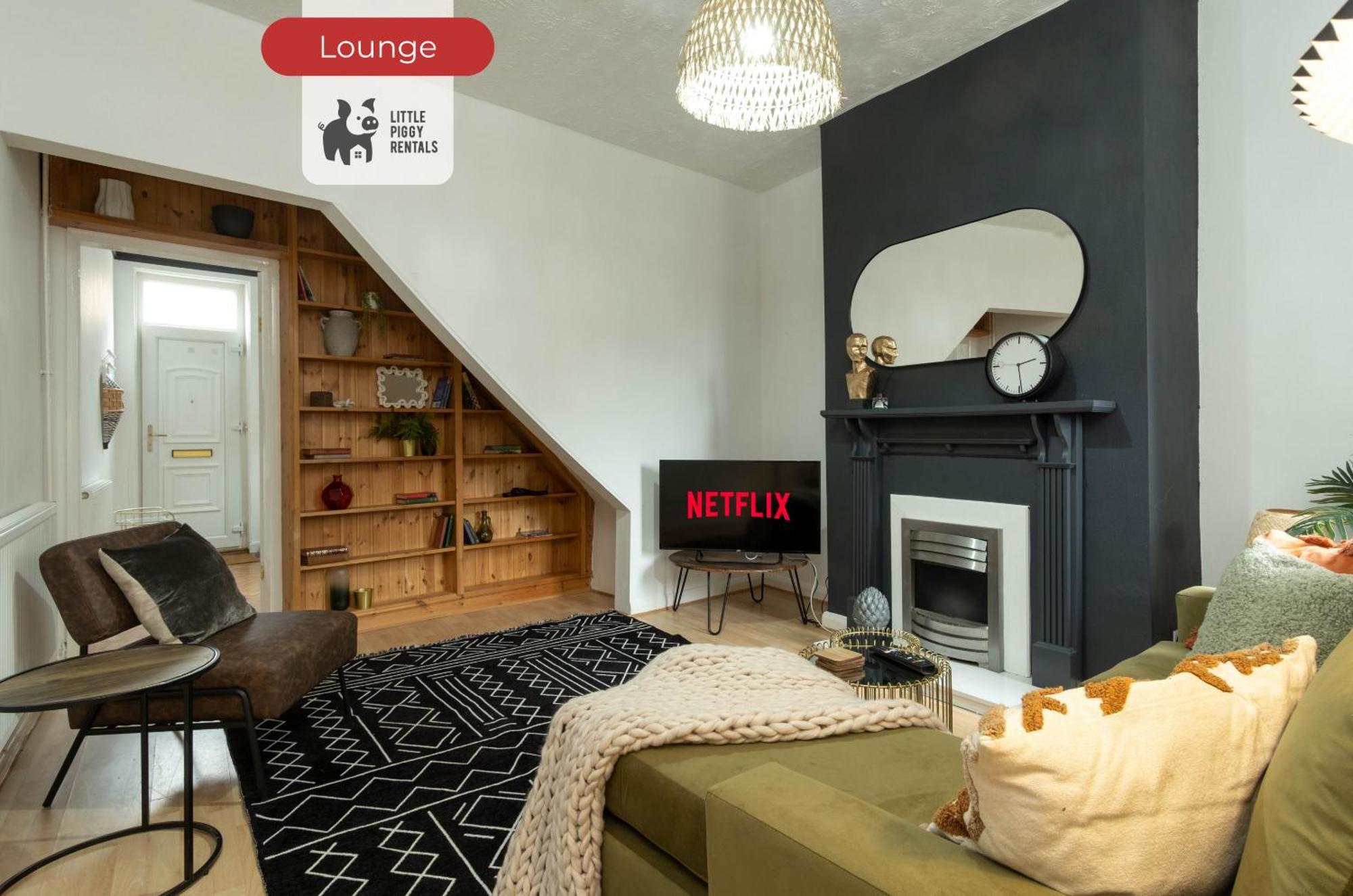 2 Bedroom Apartment By Littlepiggyrentals Short Lets & Serviced Accommodation Leicester With Wi-Fi, Free Parking & Outdoor Area 部屋 写真