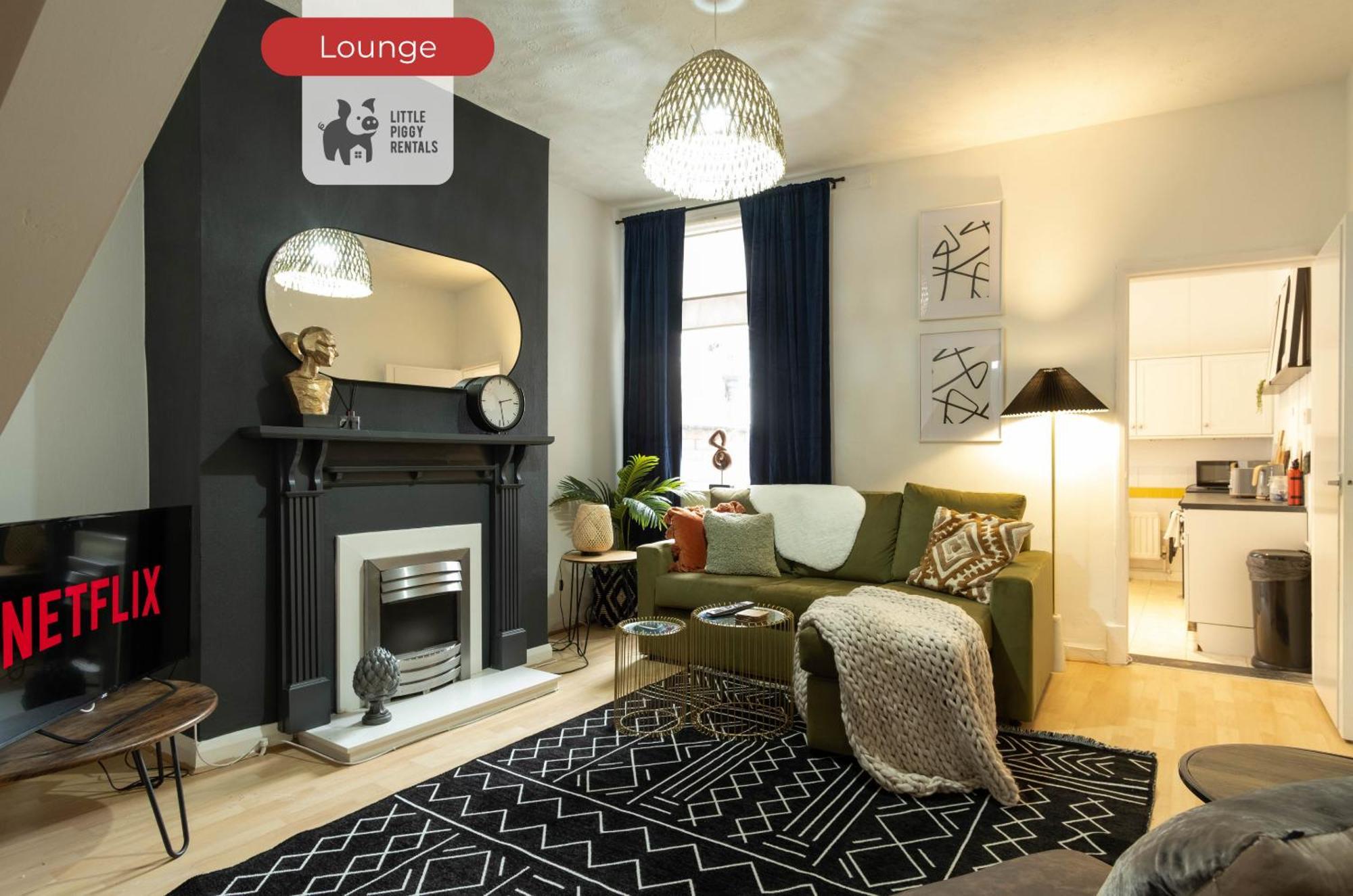 2 Bedroom Apartment By Littlepiggyrentals Short Lets & Serviced Accommodation Leicester With Wi-Fi, Free Parking & Outdoor Area 部屋 写真
